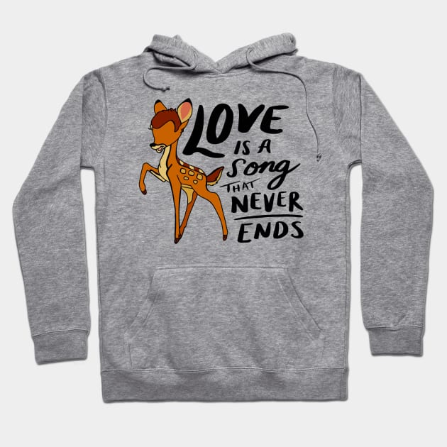 Bambi Hoodie by Courtneychurmsdesigns